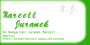 marcell juranek business card